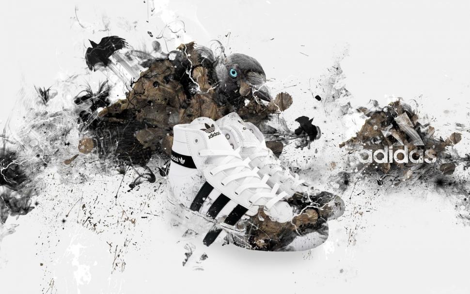 Adidas Wallpaper,adidas Wallpapers Hd Wallpaper,sneakers - Adidas Shoe Wallpaper Hd - HD Wallpaper 