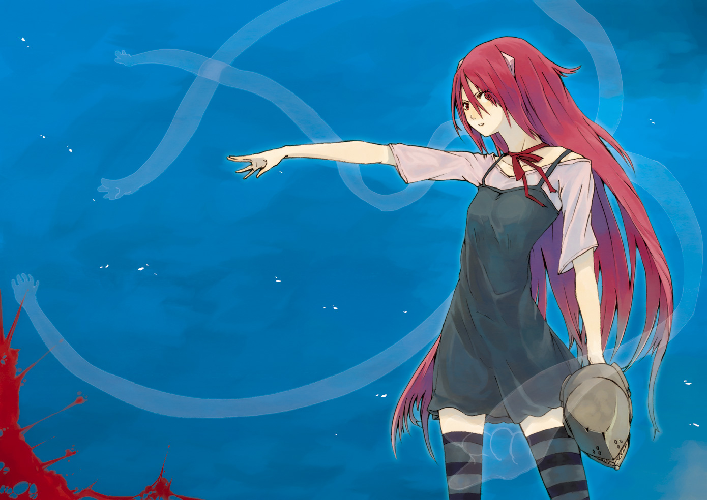 Elfen Lied Lucy Art - HD Wallpaper 