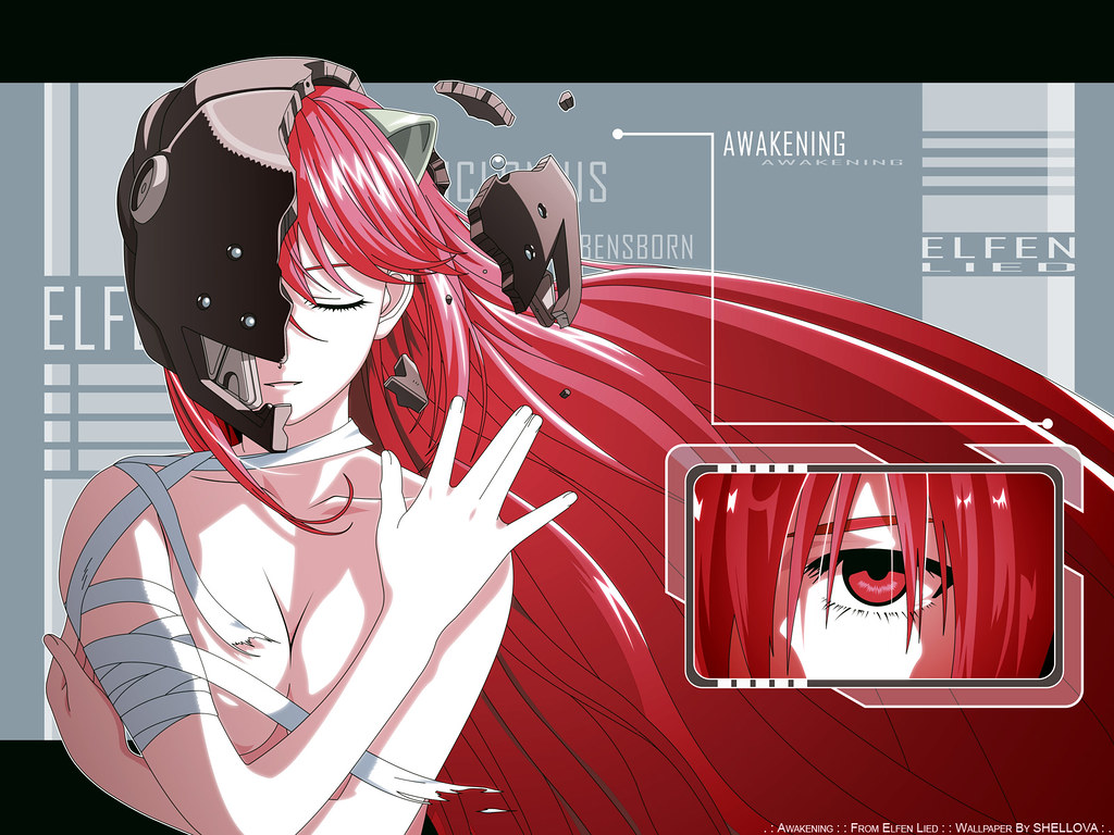Elfen Lied - HD Wallpaper 