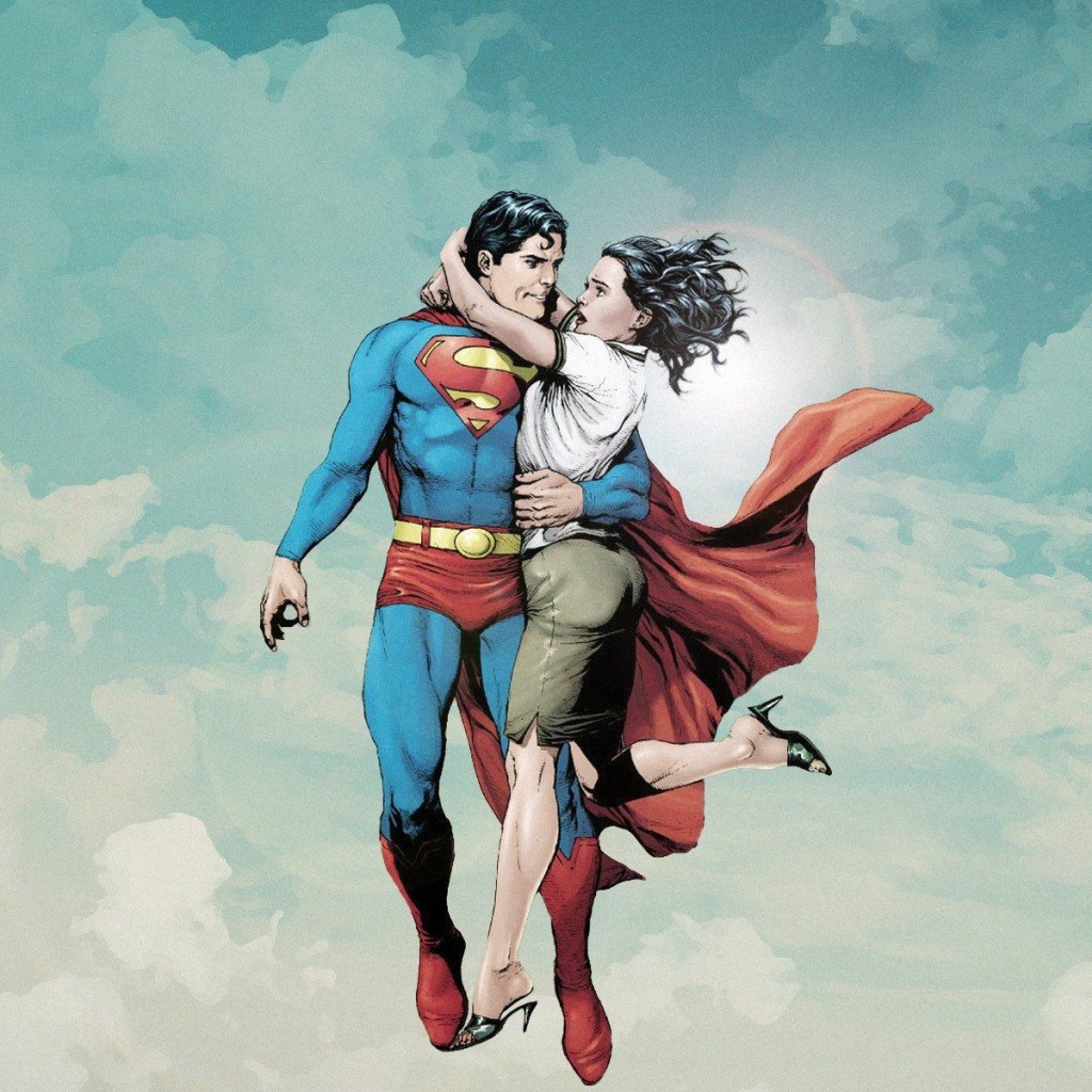 Superman Clark And Lois Lane - HD Wallpaper 