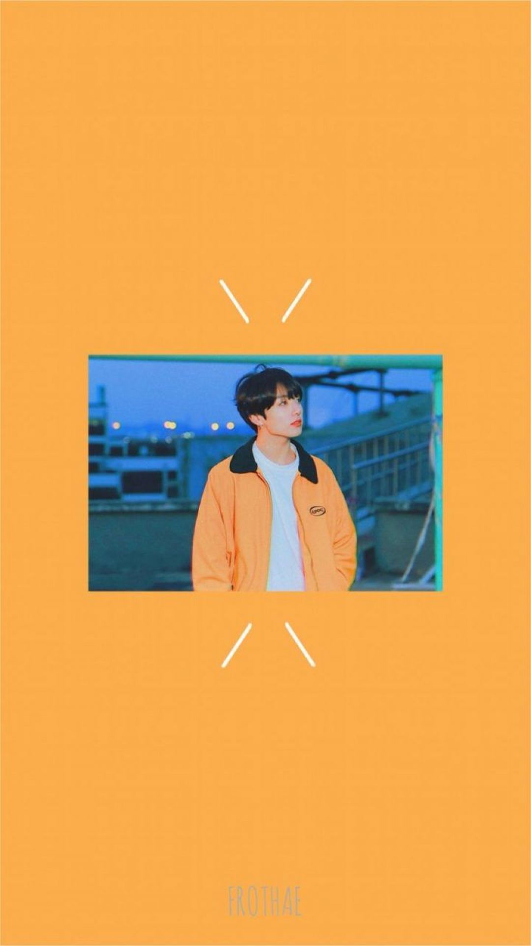 Orange Bts Aesthetic - Jungkook Euphoria - HD Wallpaper 