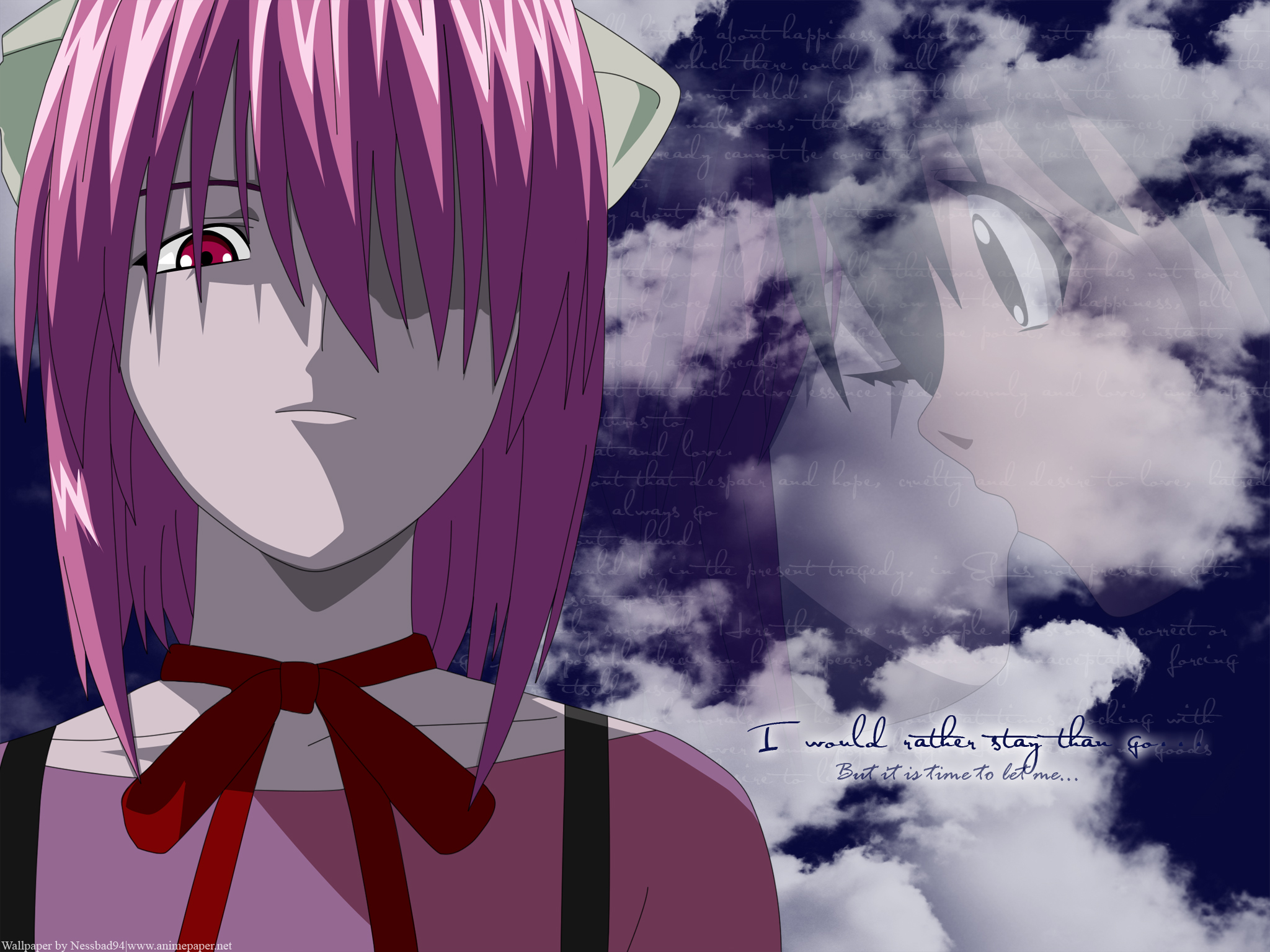 Lynn Okamoto, Studio Arms, Elfen Lied, Lucy, Kouta - Elfen Lied - HD Wallpaper 