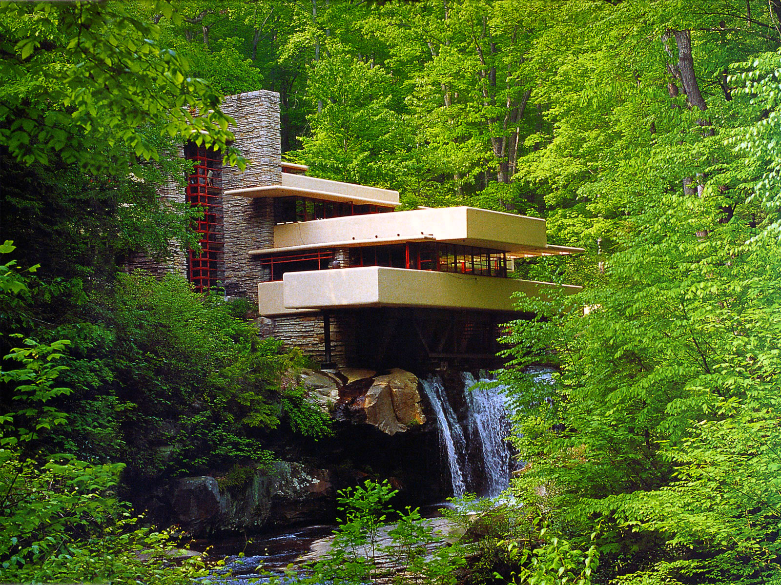 Fallingwater - HD Wallpaper 