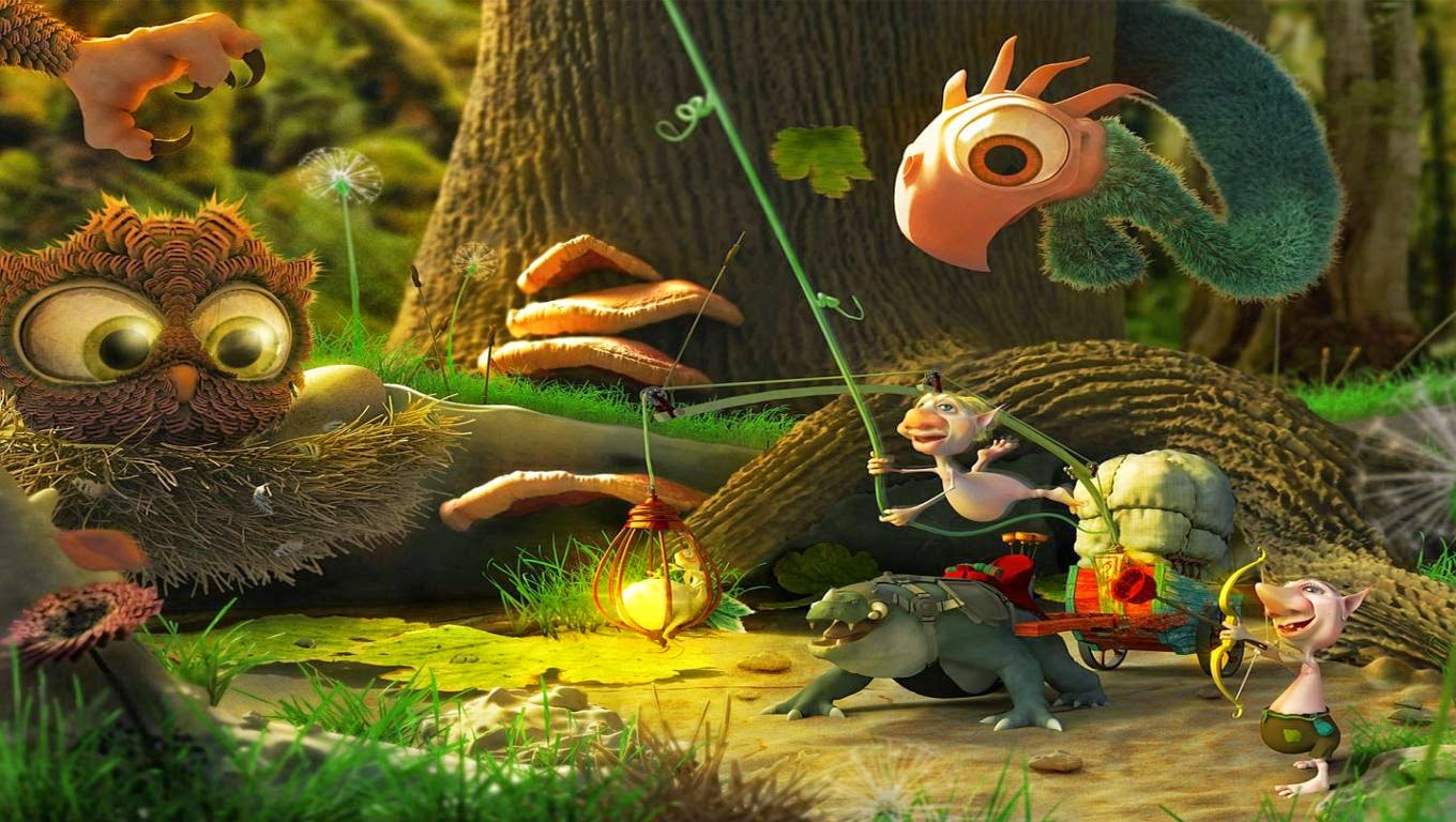 Wallpapers Graciosos - Cartoon Jungle Concept Art - HD Wallpaper 