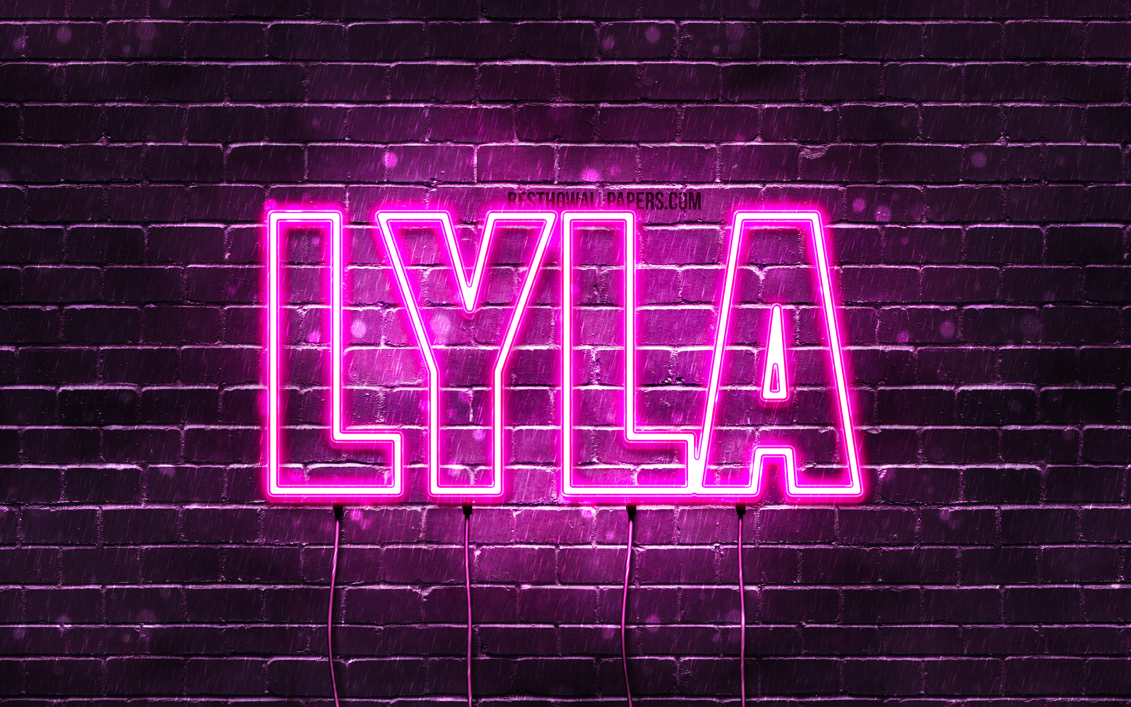 Lyla, 4k, Fondos De Pantalla Con Los Nombres, Los Nombres - Light - HD Wallpaper 