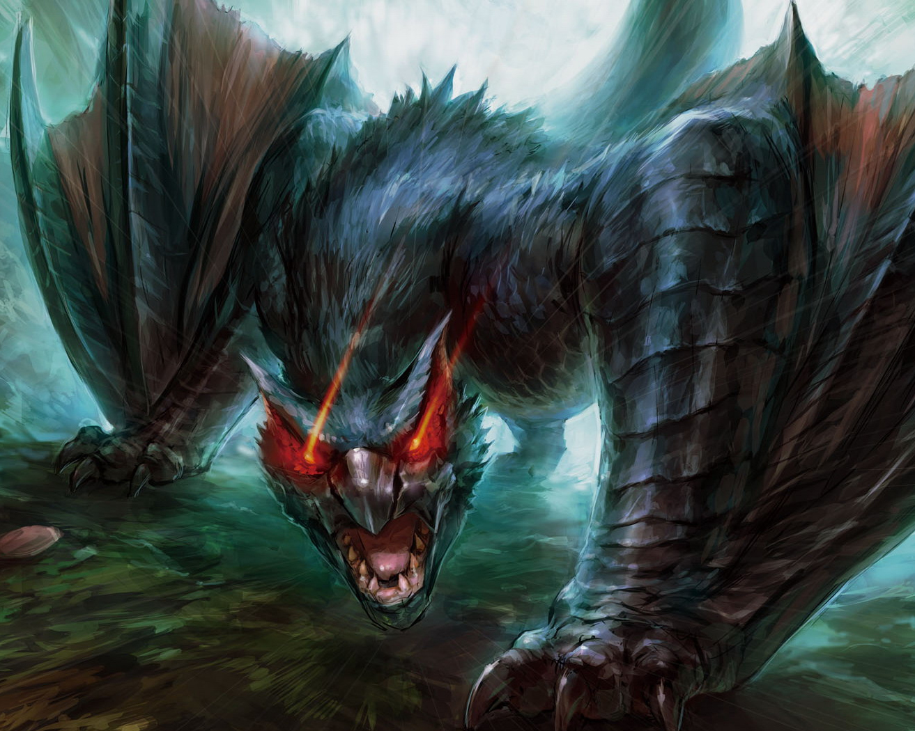 Monster Hunter World Nargacuga - HD Wallpaper 