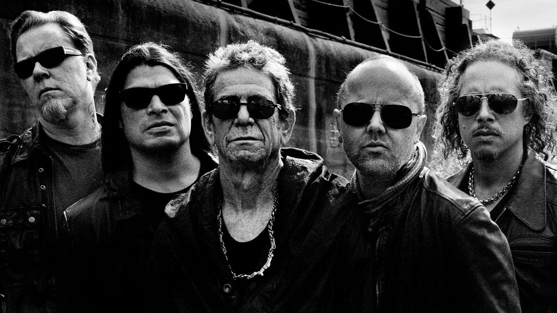 Lou Reed Metallica Band Members Sunglasses Black And - Lou Reed Metallica - HD Wallpaper 