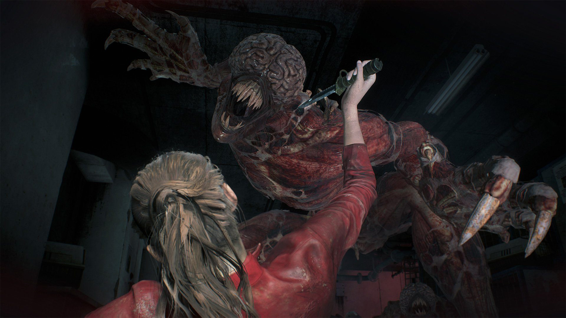 Licker Resident Evil 2 Remake - HD Wallpaper 