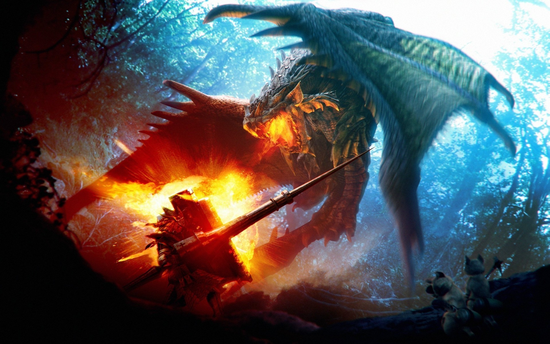 Imagenes De Dragones - High Resolution Monster Hunter - HD Wallpaper 