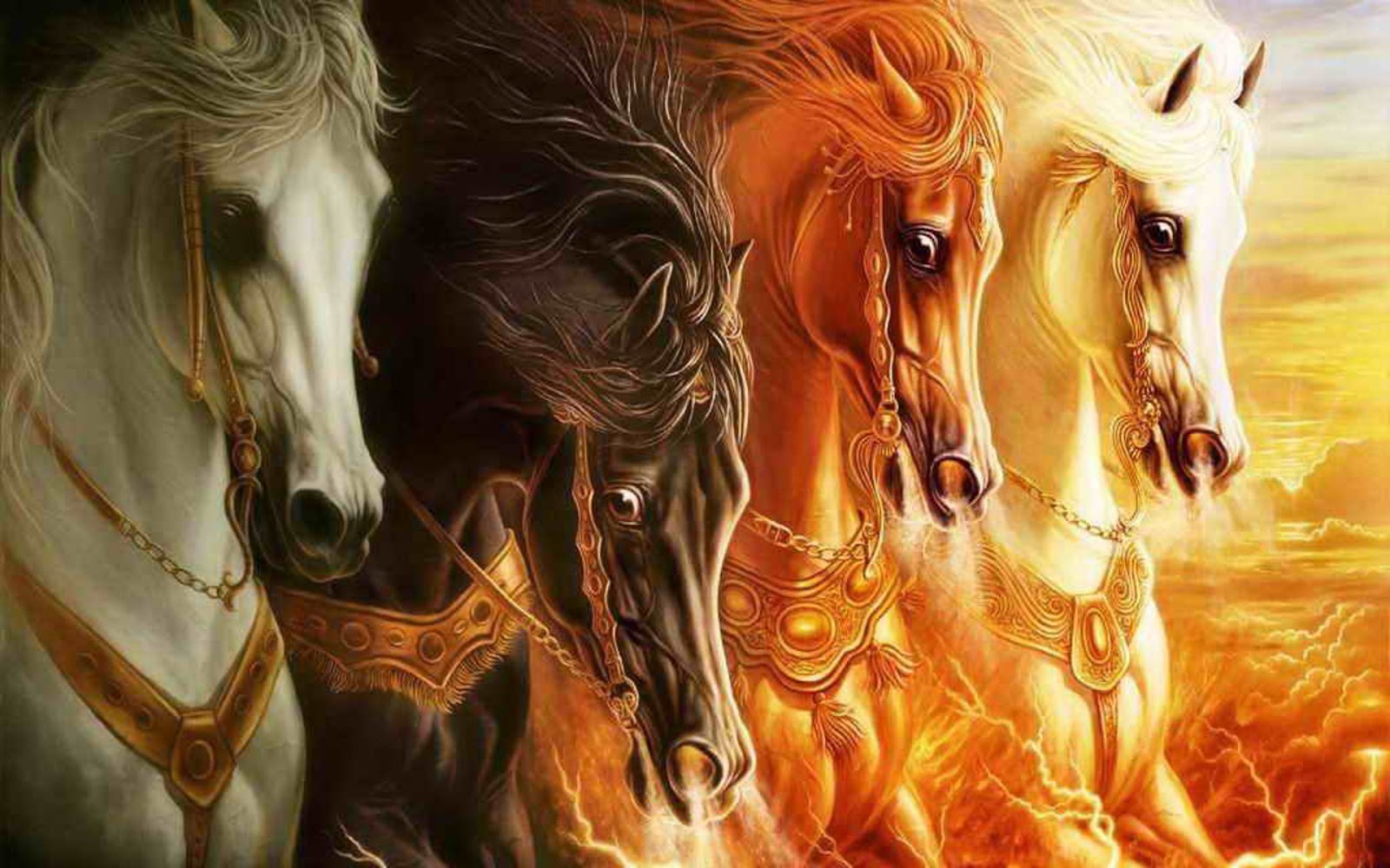 Diamond Painting Four Horsemen Of The Apocalypse - HD Wallpaper 
