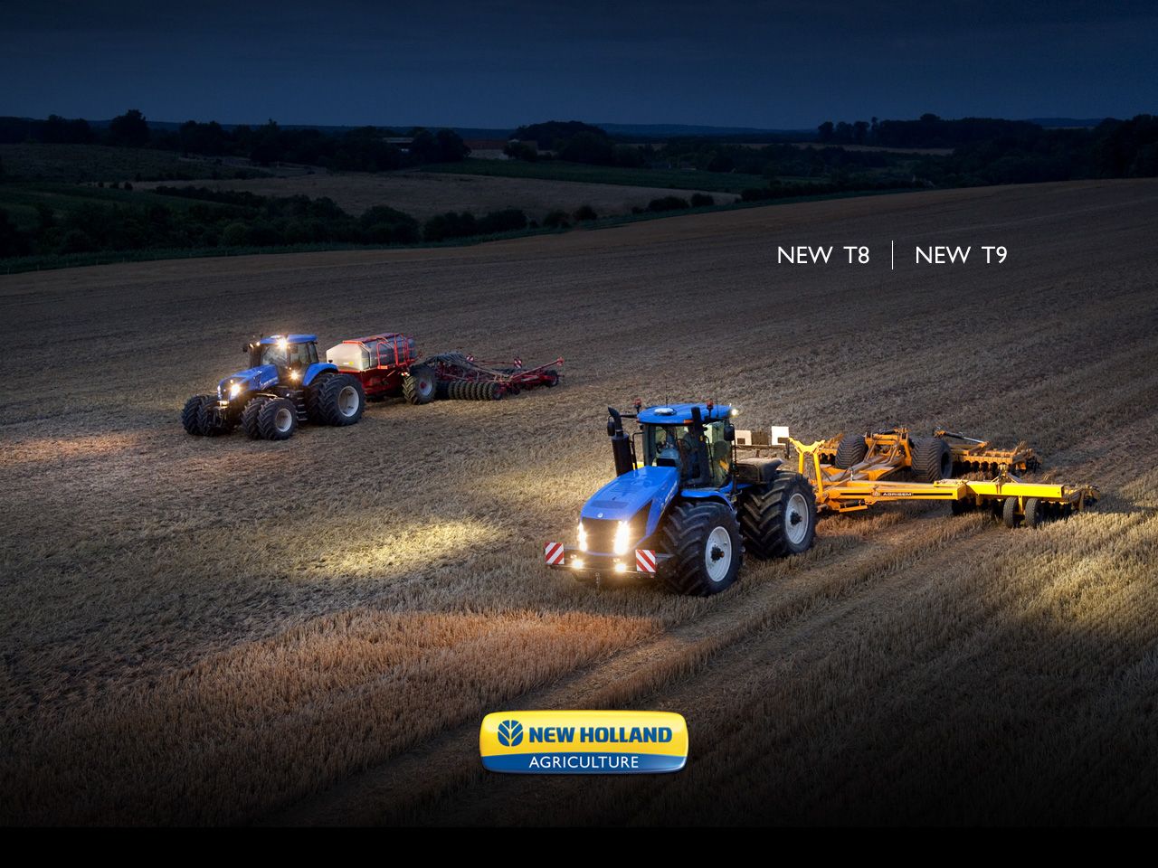 New Holland Agriculture - New Holland Tractor - HD Wallpaper 