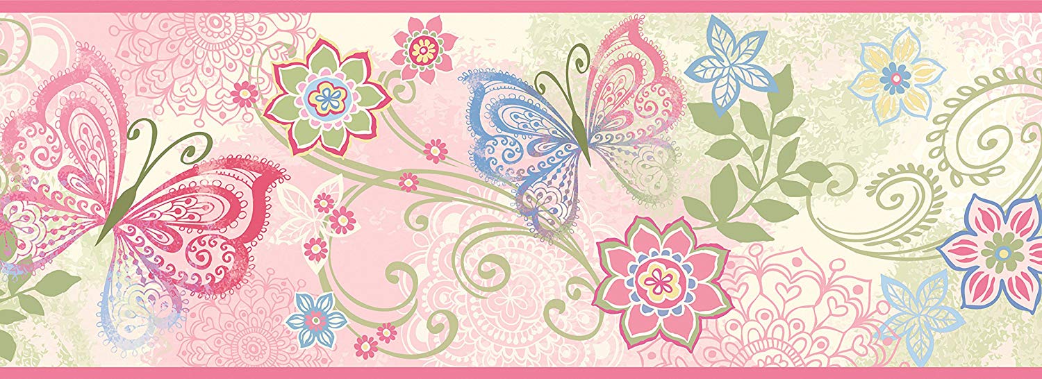 Butterfly Border - HD Wallpaper 