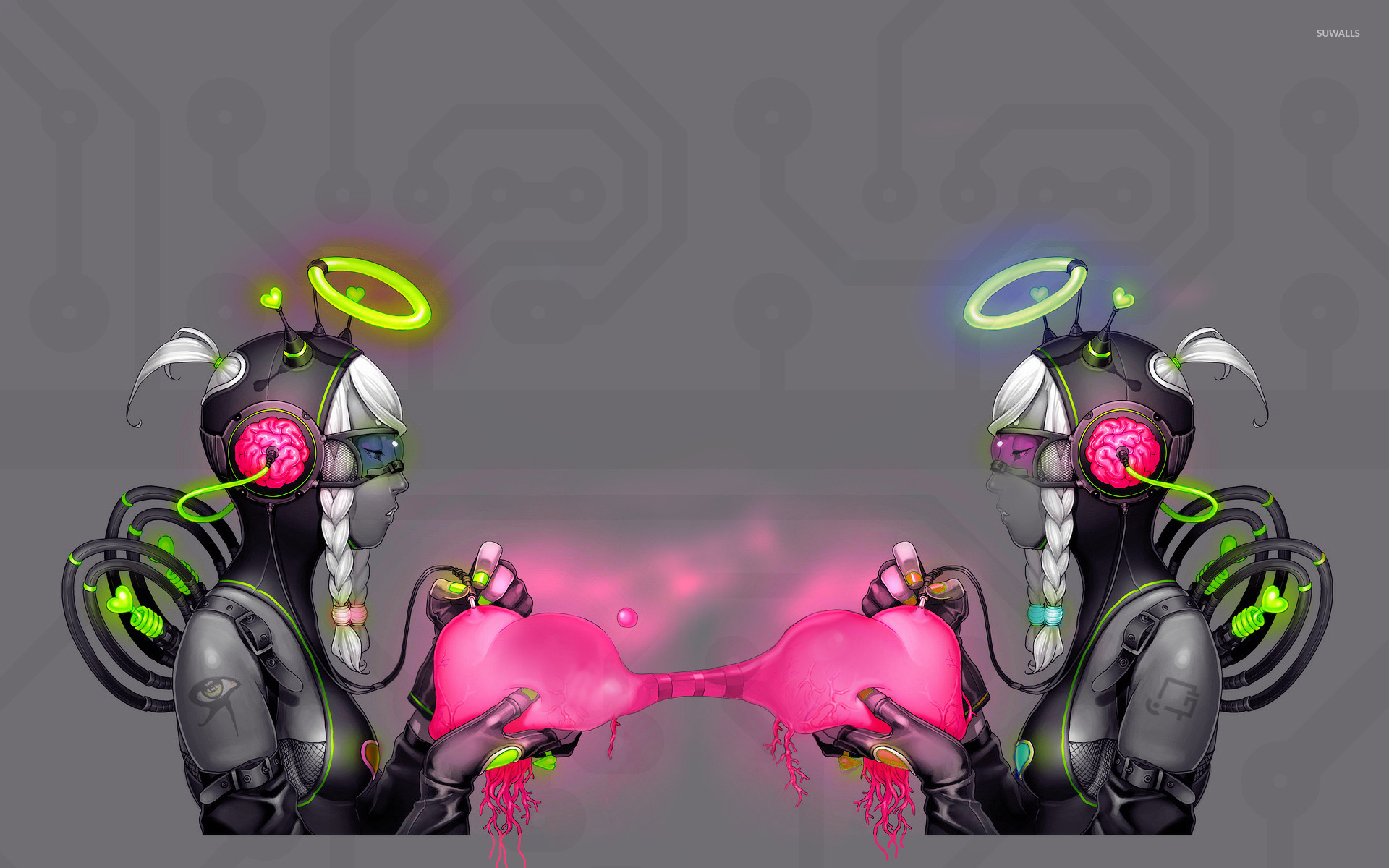 Dark Valentines Day Art Hd Desktop - HD Wallpaper 