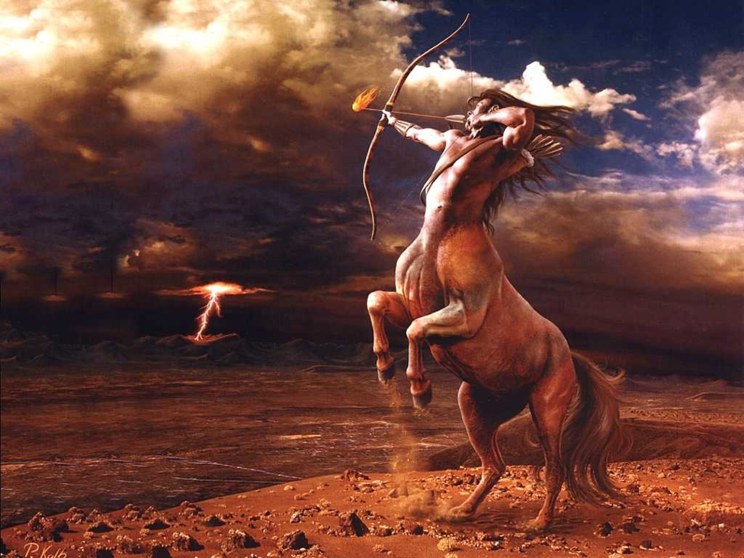 Sagittarius Greek God - HD Wallpaper 