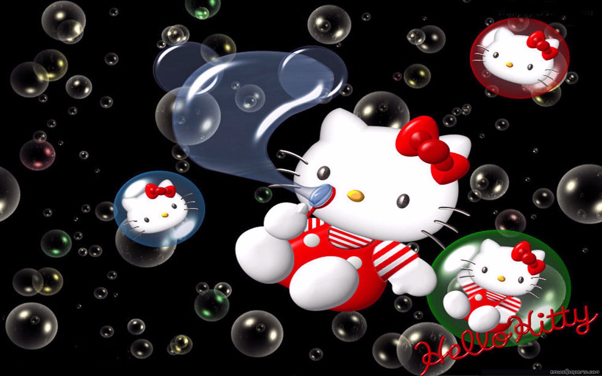 Hello Kitty 3d Wallpaper Hd - HD Wallpaper 