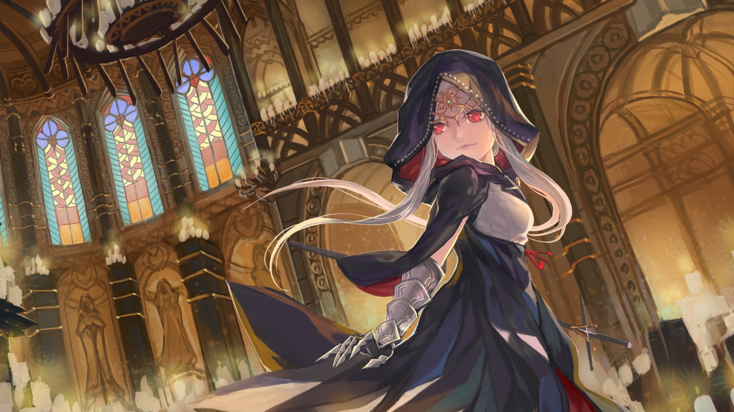 Hd Pixiv Anime Girl 2560x1440 Wallpaper Teahub Io