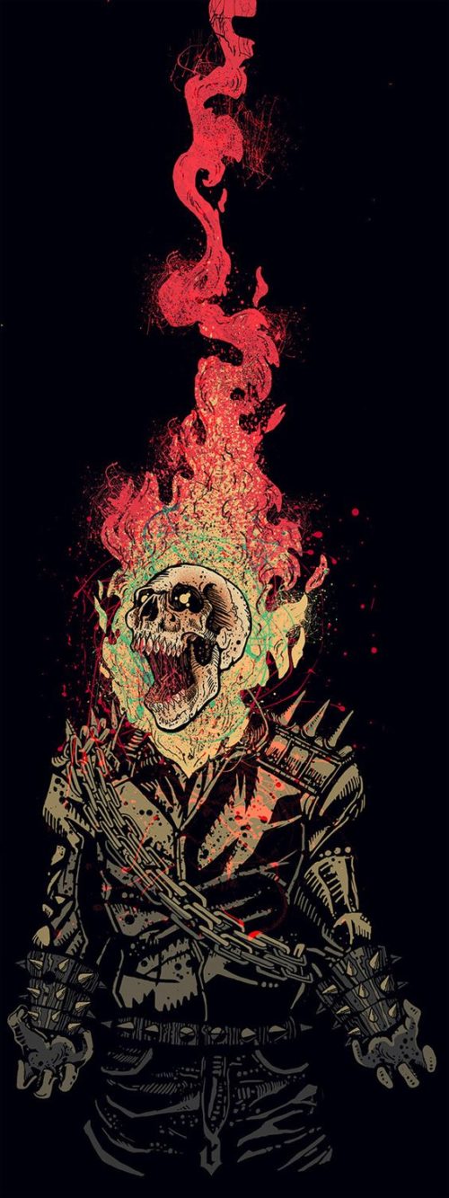 Ghost Rider Amoled - HD Wallpaper 