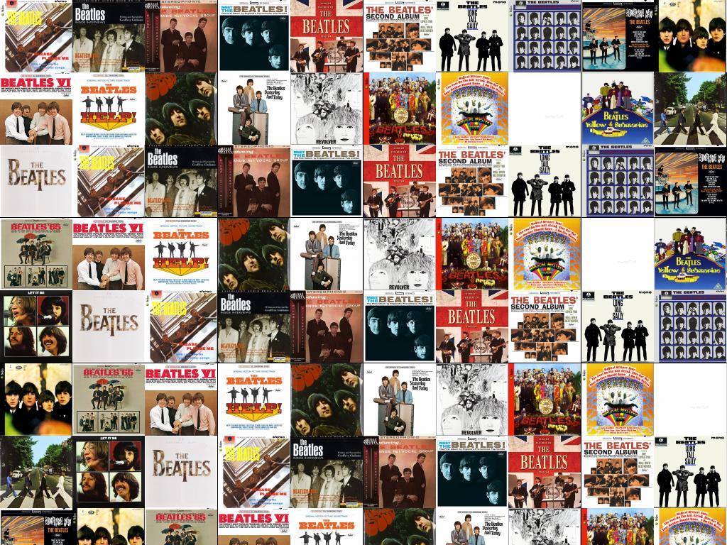 Beatles Album Covers - HD Wallpaper 
