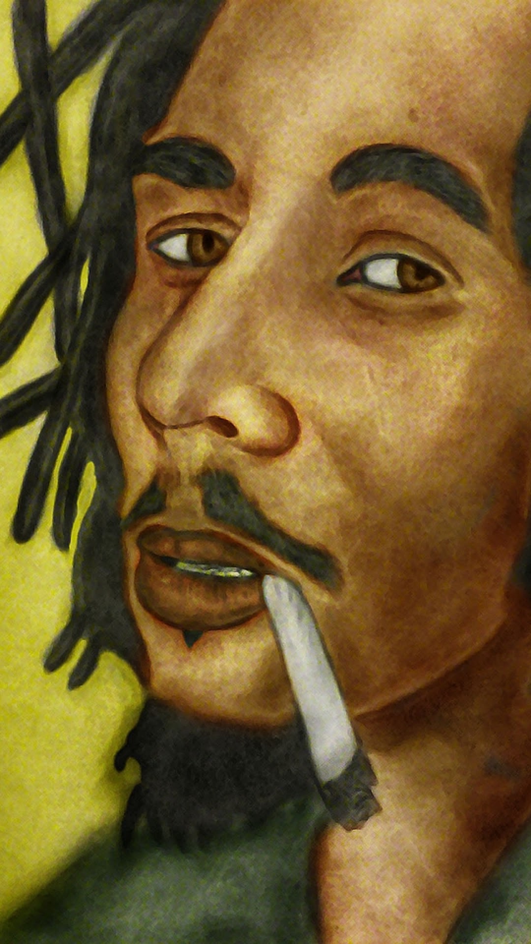 Bob Marley Illustration Android Best Wallpaper - Android Bob Marley - HD Wallpaper 