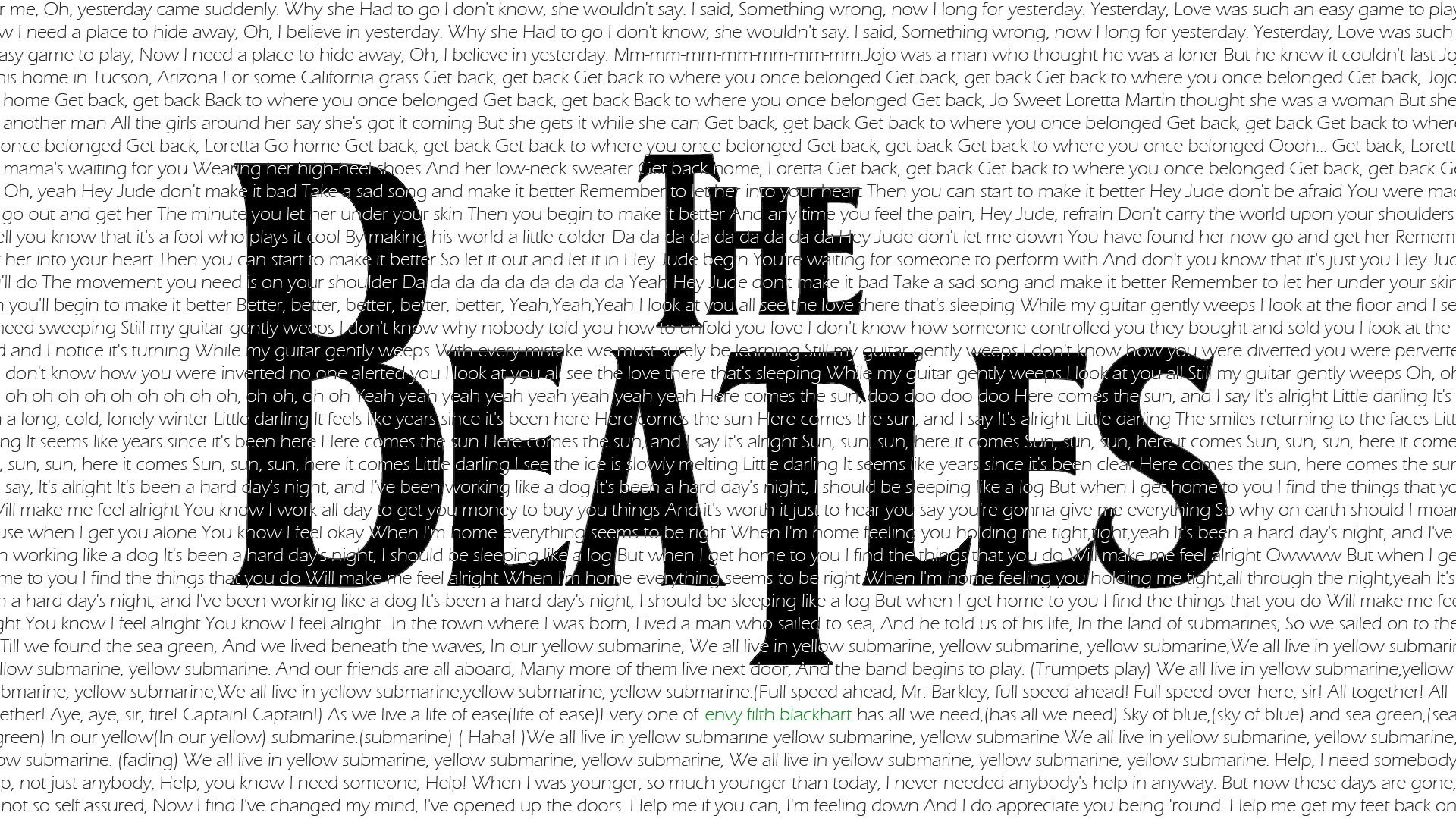 Best The Beatles Background Id - Logo The Beatles Png - HD Wallpaper 