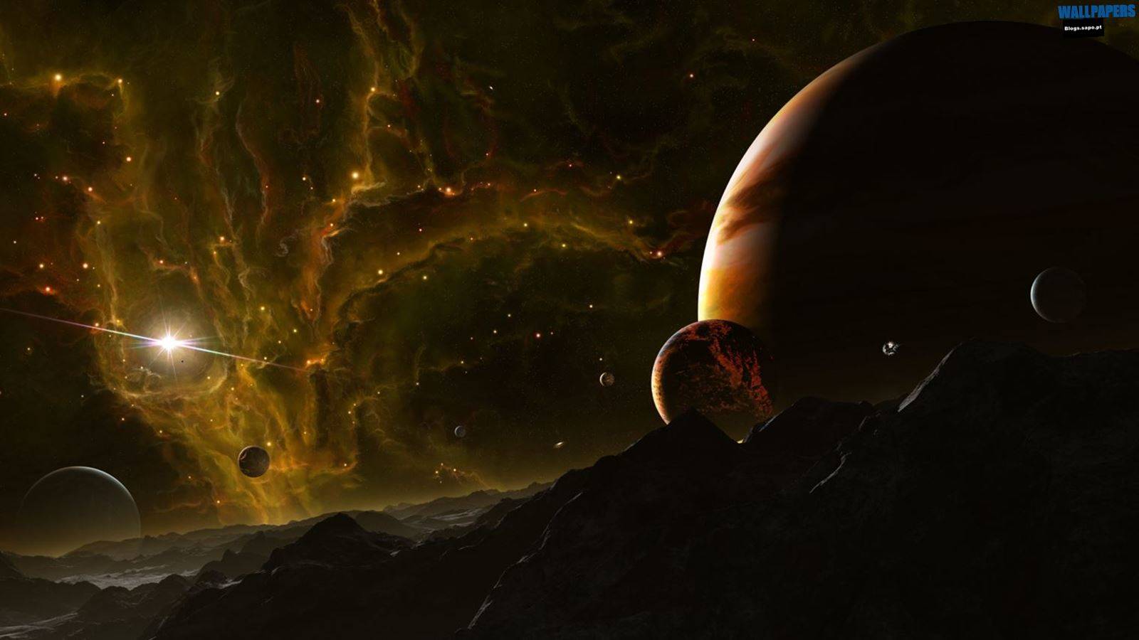 Fantastic Landscape Wallpaper - Фантастические Пейзажи Звезд - HD Wallpaper 