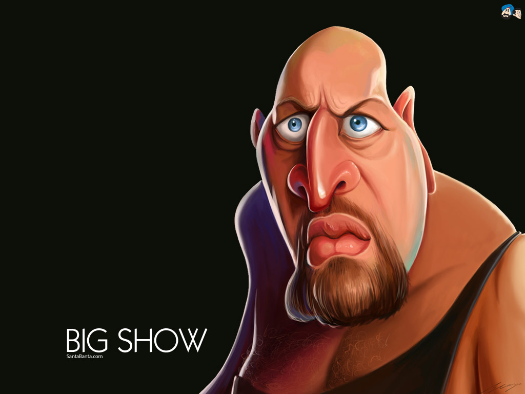 Wcw Big Show Caricaturas - HD Wallpaper 