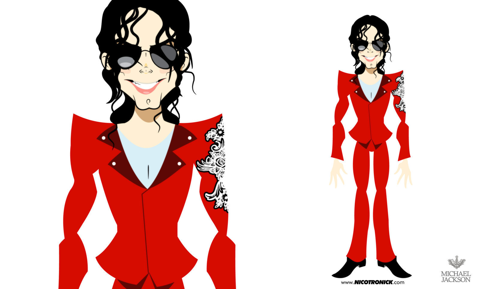 Mj Caricaturas - Michael Jackson Black Or White Cartoon - 1600x966  Wallpaper 