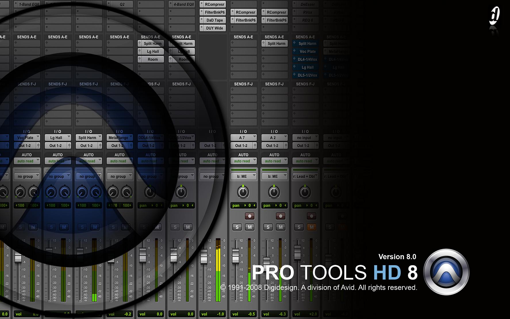 Pro Tools 8 - HD Wallpaper 