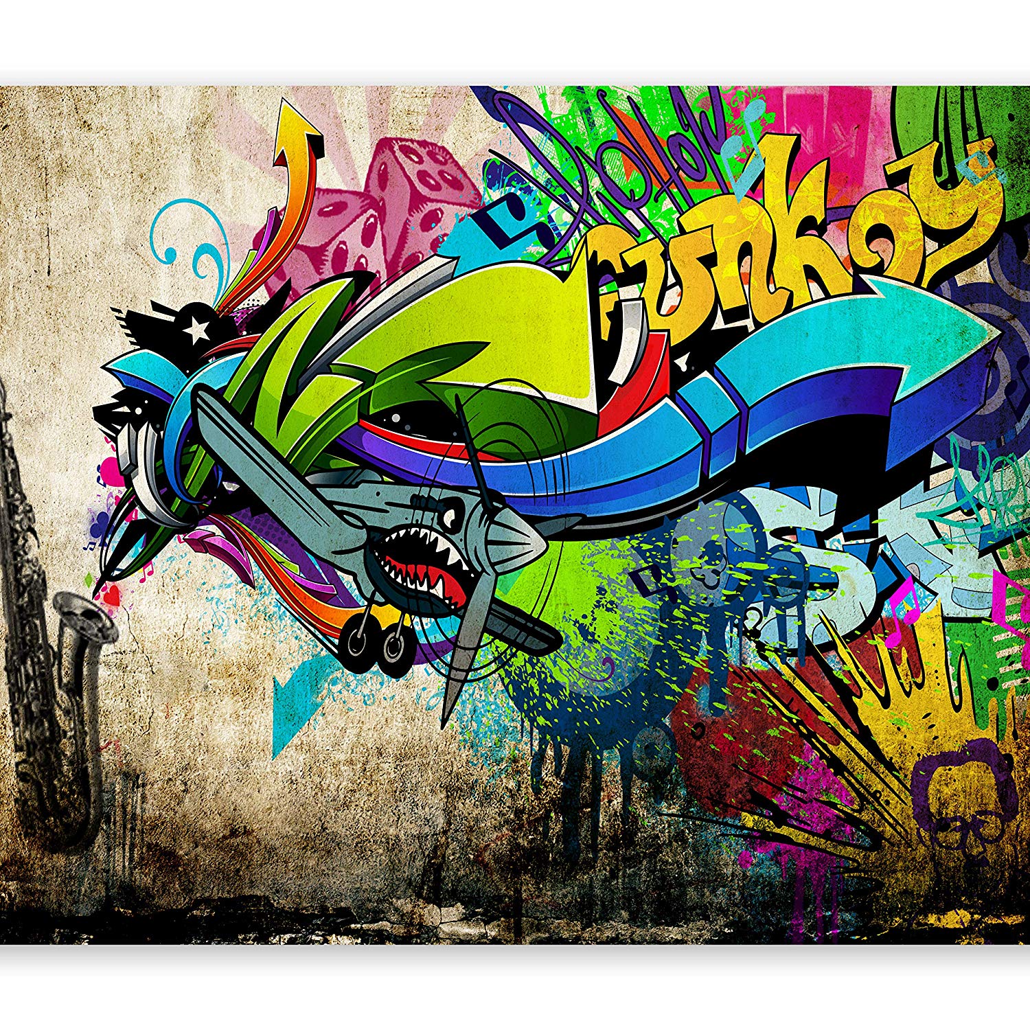 Graffiti Mural - HD Wallpaper 