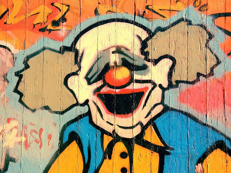 Clown Graffiti Wallpapers - Graffitis Wallpaper Pc - HD Wallpaper 