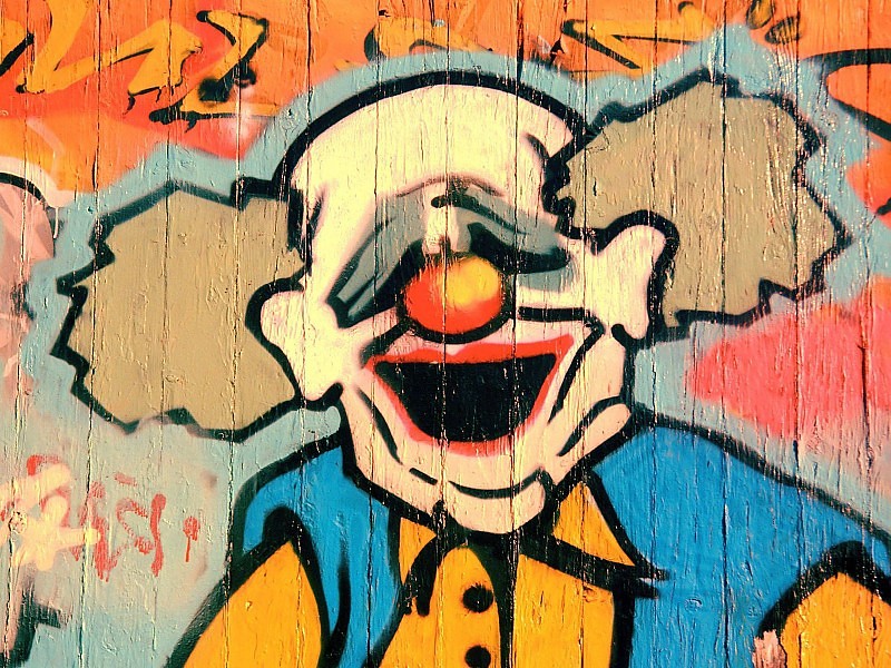 Clown Graffiti Wallpapers - Graffitis Wallpaper Pc - 800x600 Wallpaper