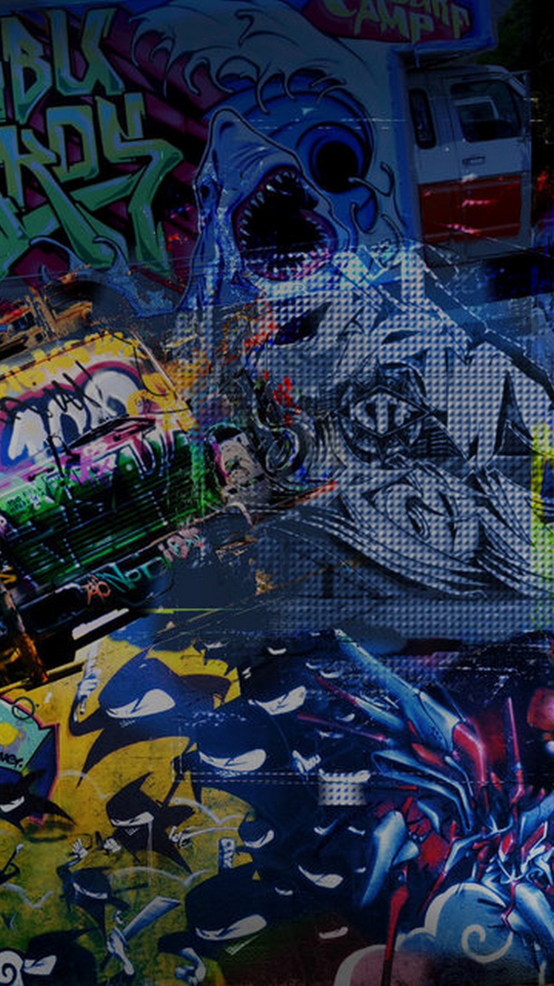 Graffiti Tag Wallpaper For Android With Image Resolution - Street Art Graffiti Phone - HD Wallpaper 
