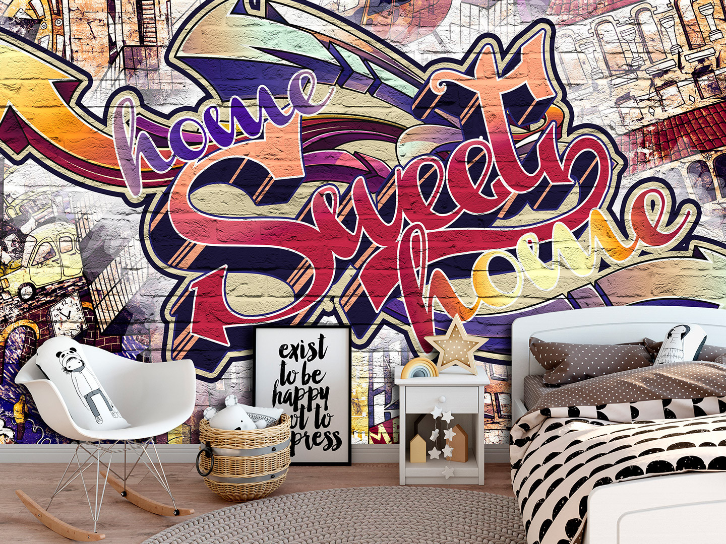 Wall Mural Cool Graffiti - Cool Graffiti - 1440x1080 Wallpaper - teahub.io