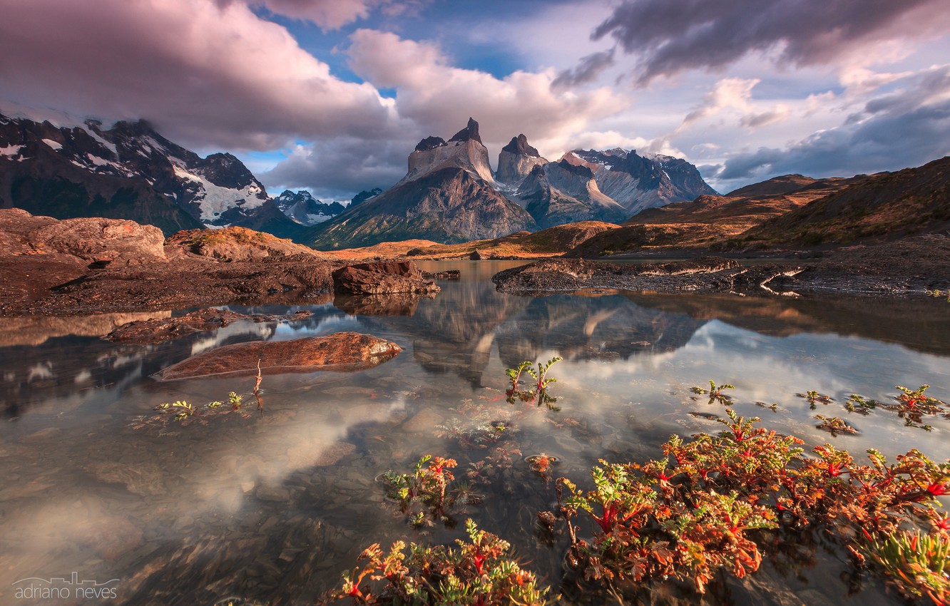 Photo Wallpaper Chile, South America, Patagonia, February, - Torres Del Paine National Park Photography - HD Wallpaper 