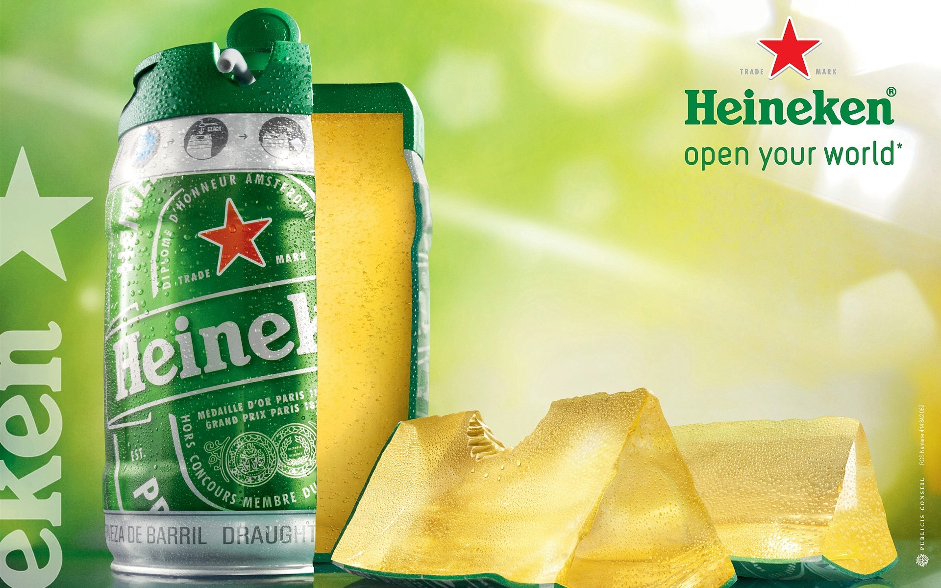 Wallpaper - Creative Heineken Ads - HD Wallpaper 