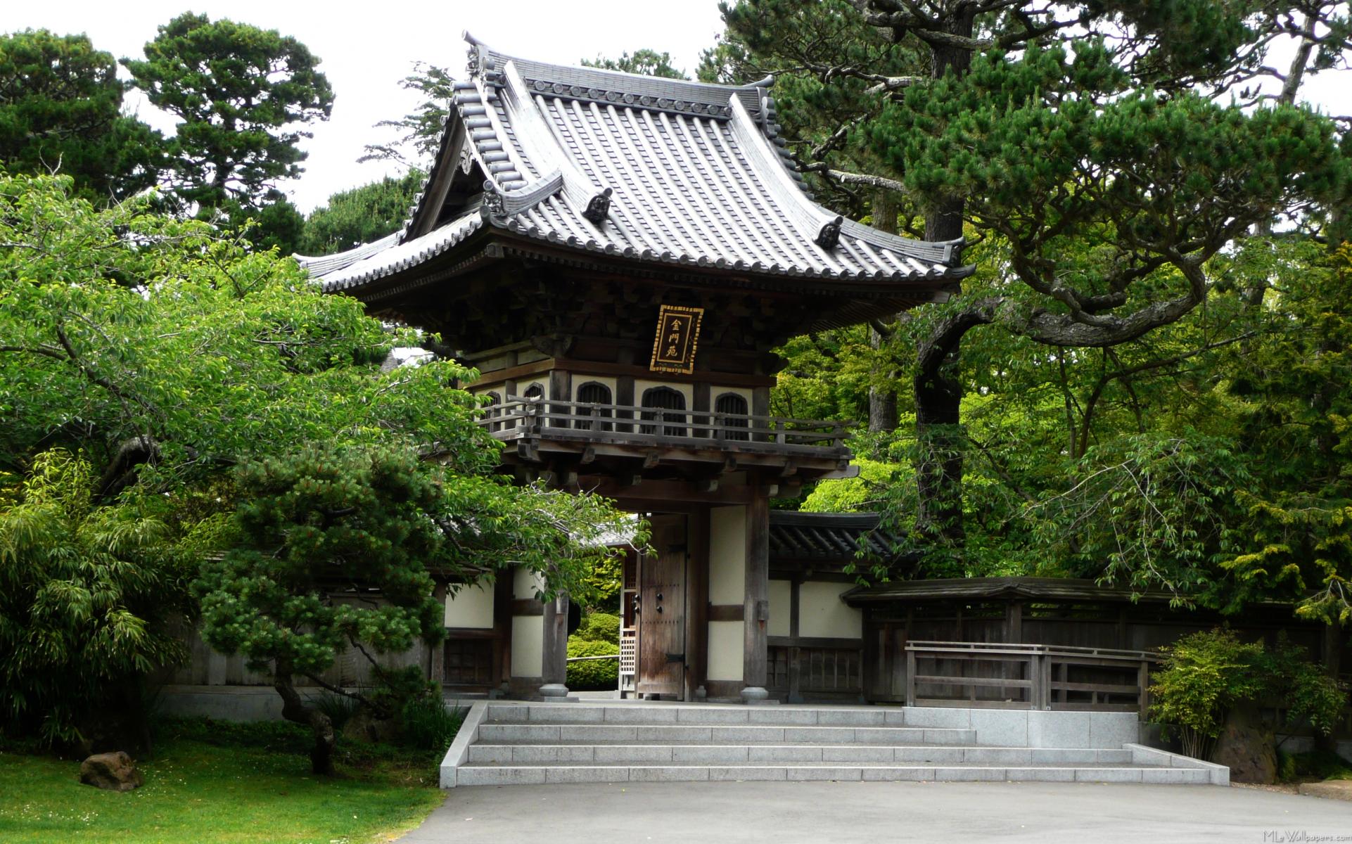 Japanese Tea Garden - Japanese Tea Garden Entrance - HD Wallpaper 