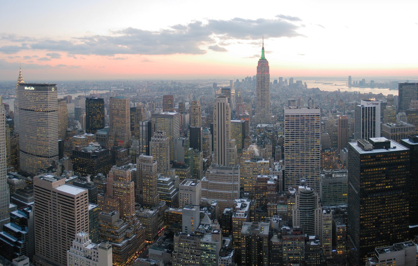 Photo Wallpaper Wallpaper, New York, Skyscrapers, New - Empire State Building - HD Wallpaper 