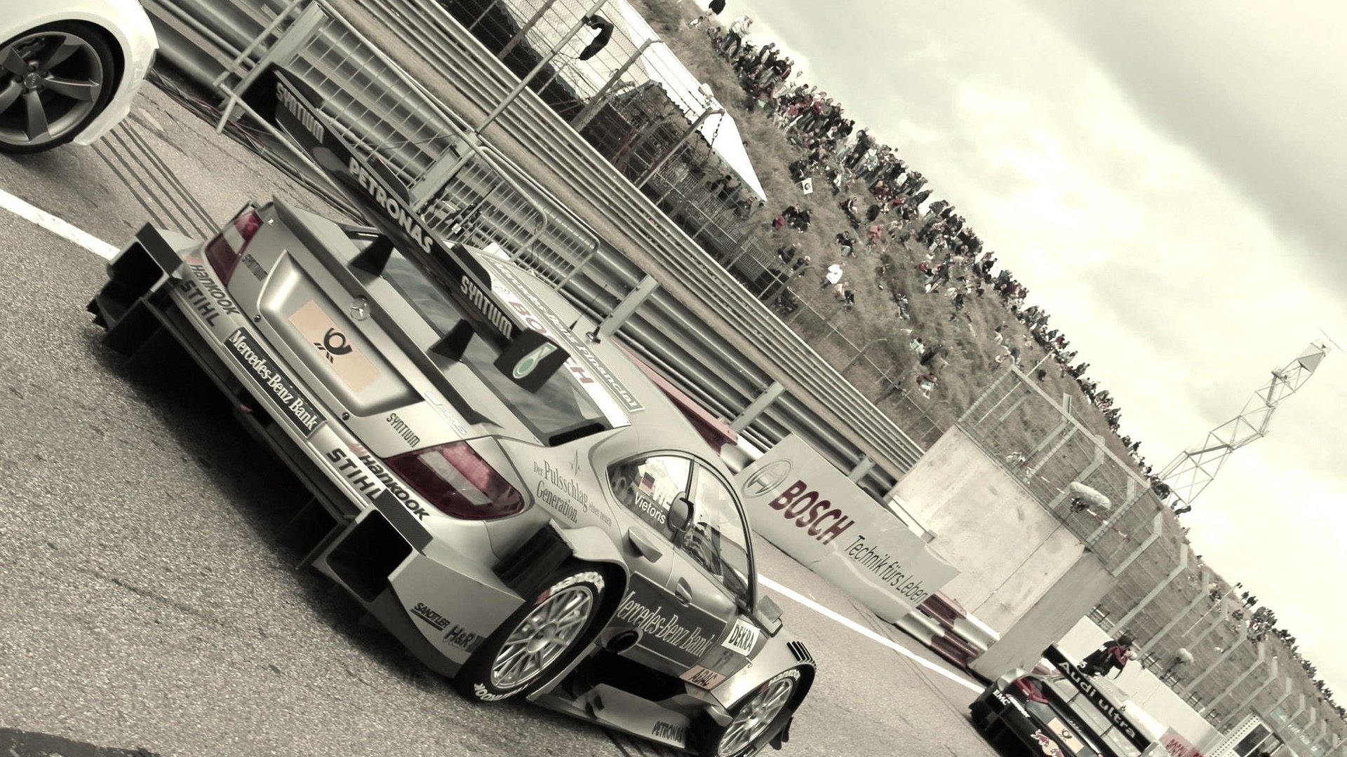 Wallpaper Dtm, Motorsport, Audi, Race, Black White, - Обои Автоспорт На Телефон - HD Wallpaper 