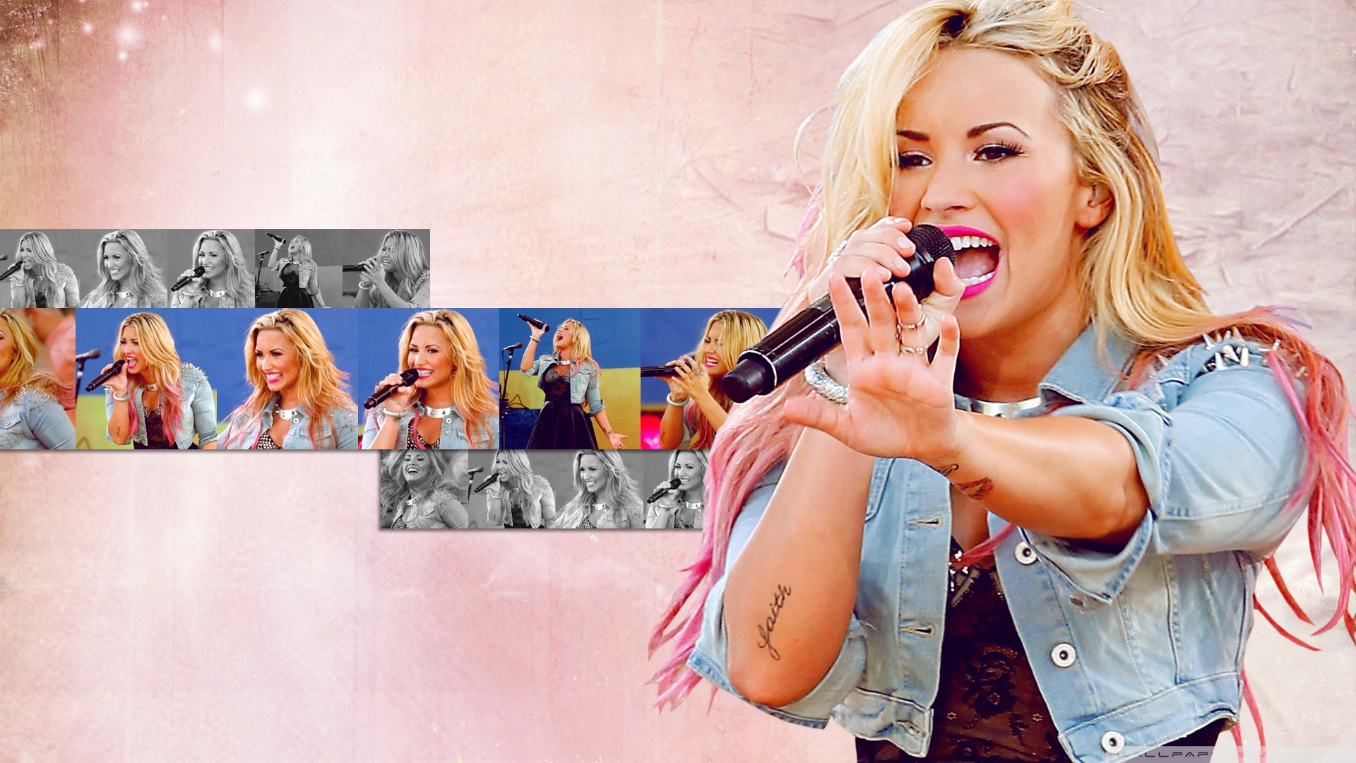 Demi Lovato Singing Wallpaper - Wallpaper - HD Wallpaper 