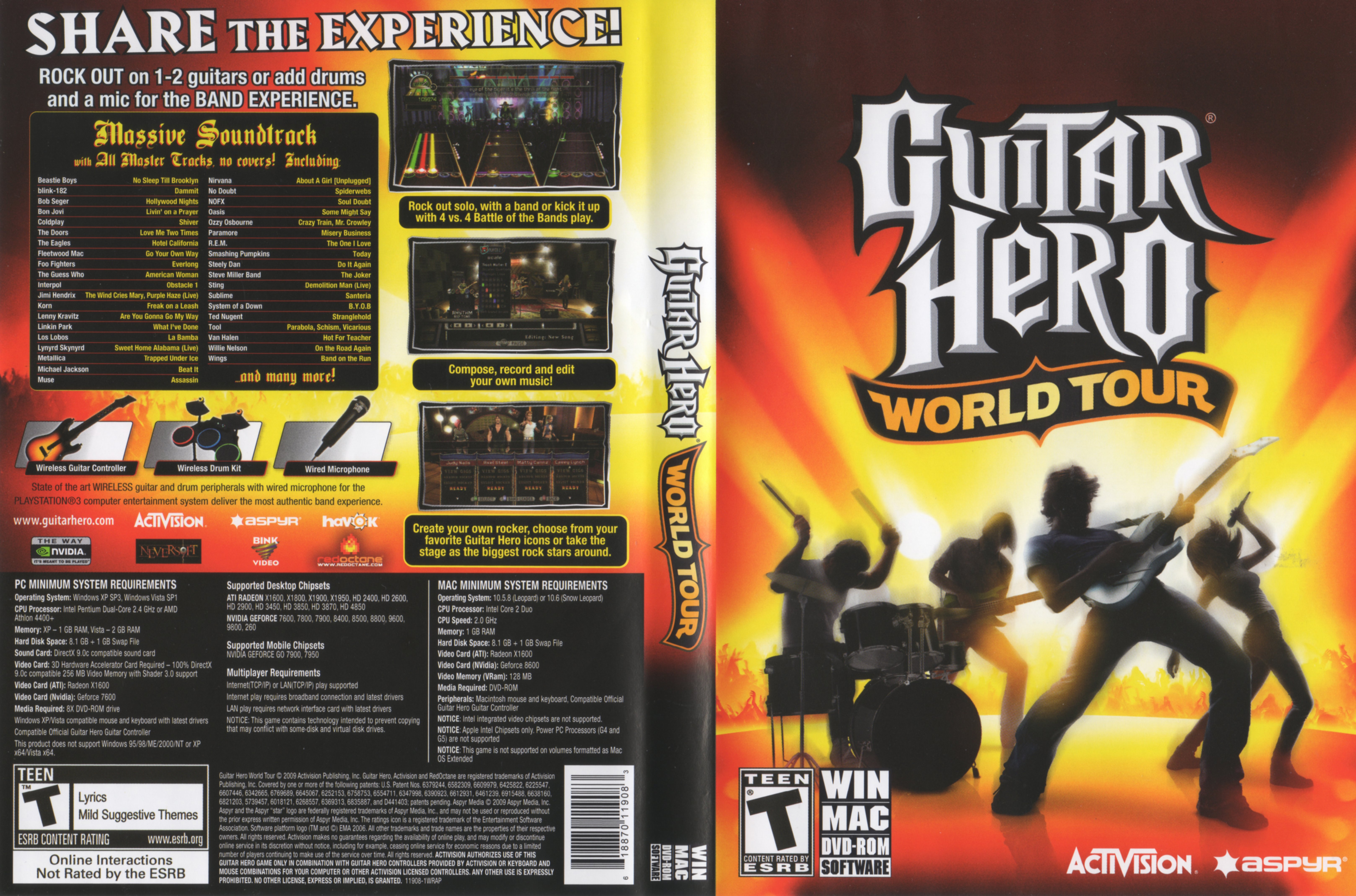 Guitar Hero World Tour - HD Wallpaper 