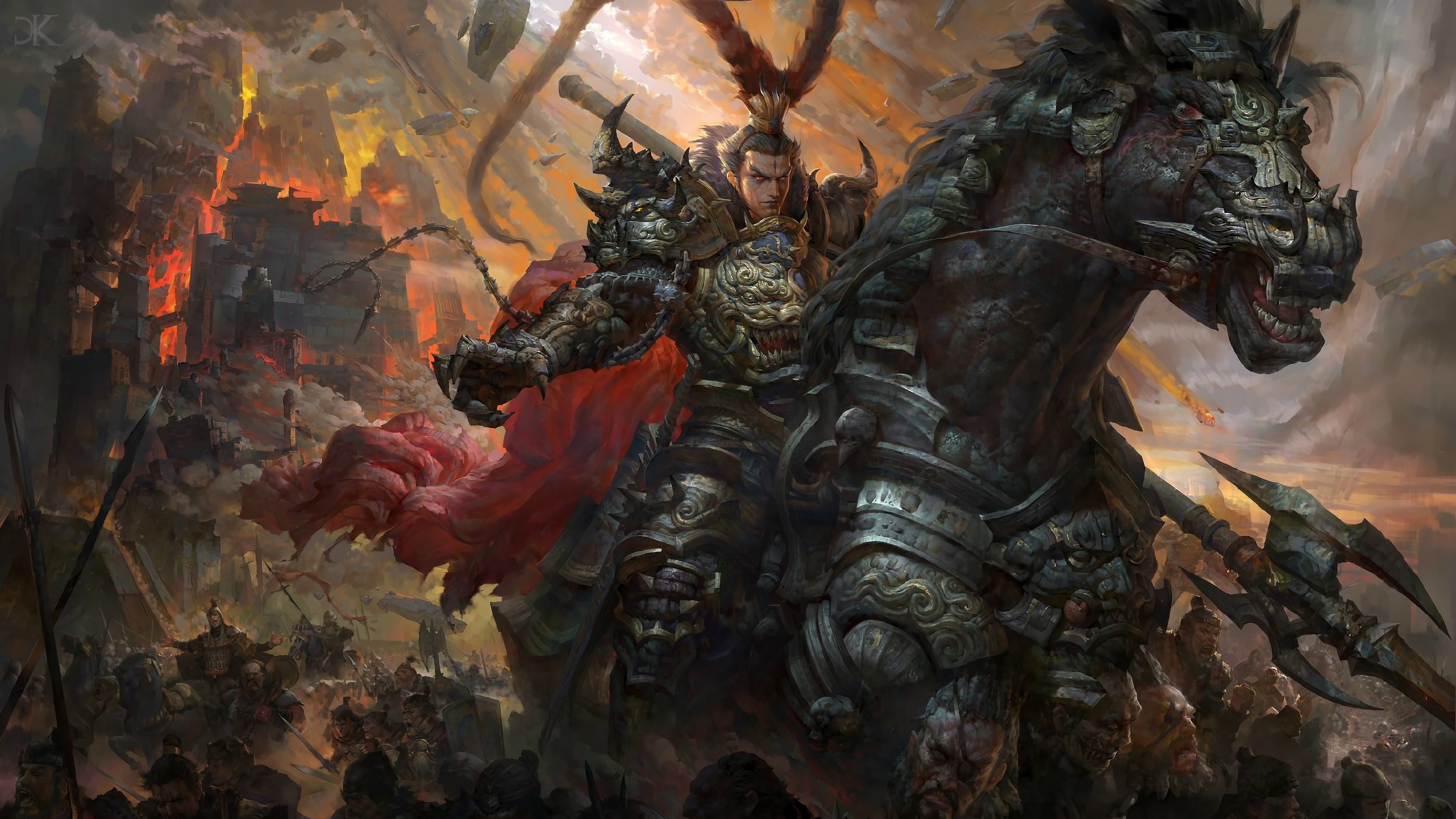 Lu Bu Wallpaper Hd - HD Wallpaper 