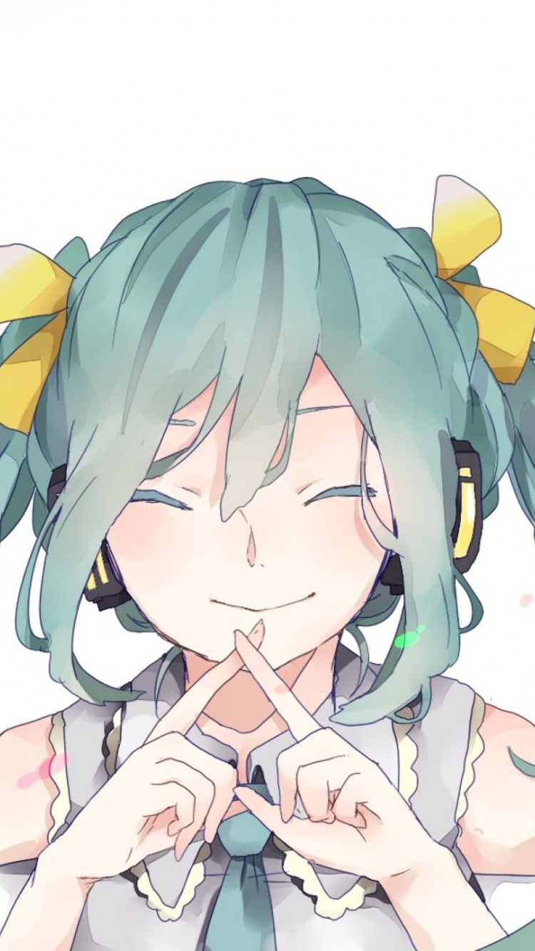 Cute, Hatsune Miku, Head Phone, Wallpaper - Hatsune Miku - HD Wallpaper 