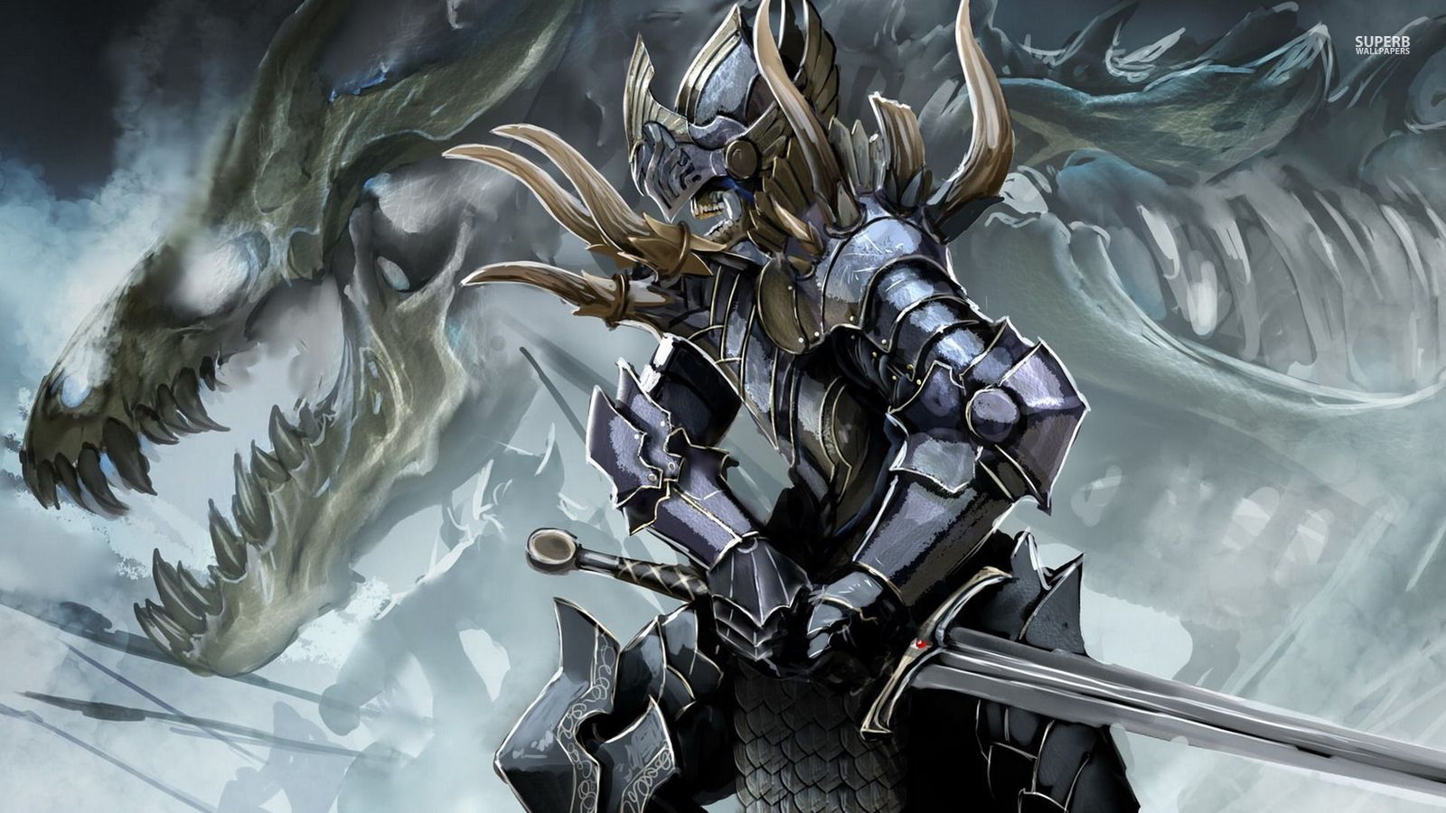 Knight - Dragon Knight Art - HD Wallpaper 