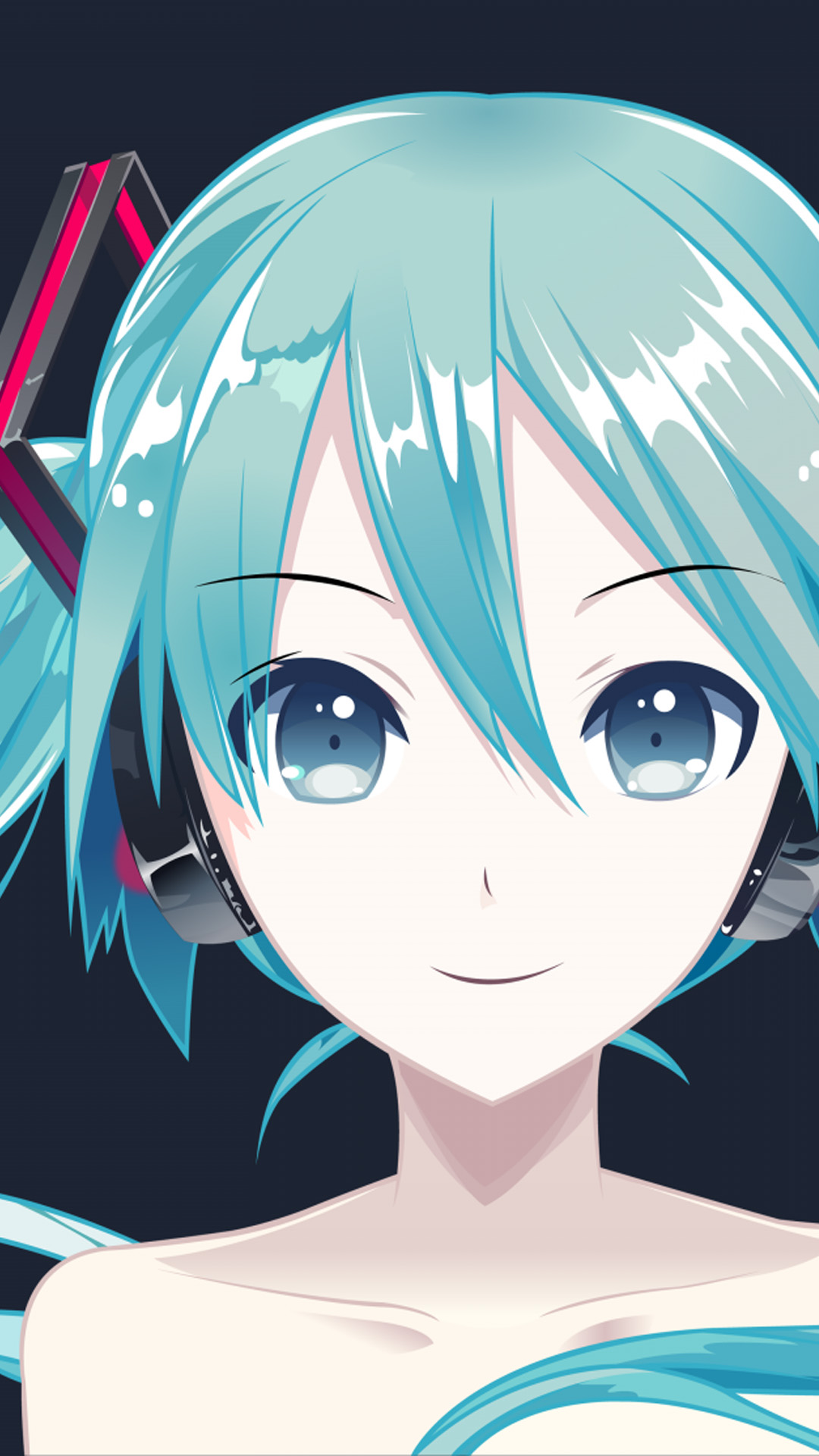Hatsune Miku Anime Girl Hd Mobile Wallpaper - Hatsune Miku Phone Wallpaper Hd - HD Wallpaper 