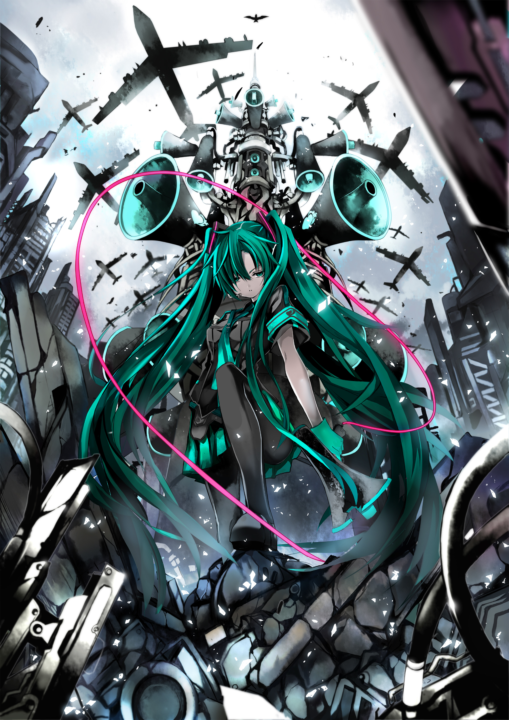 Vocaloid Hatsune Wallpaper Hatsune Miku Wallpaper Phone 1768x2500 Wallpaper Teahub Io