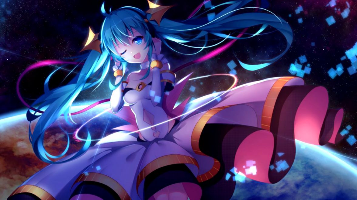 Wallpaper Anime Girl Hatsune Miku Hd 5k Anime - Anime Girl Wallpaper Hd Pc - HD Wallpaper 