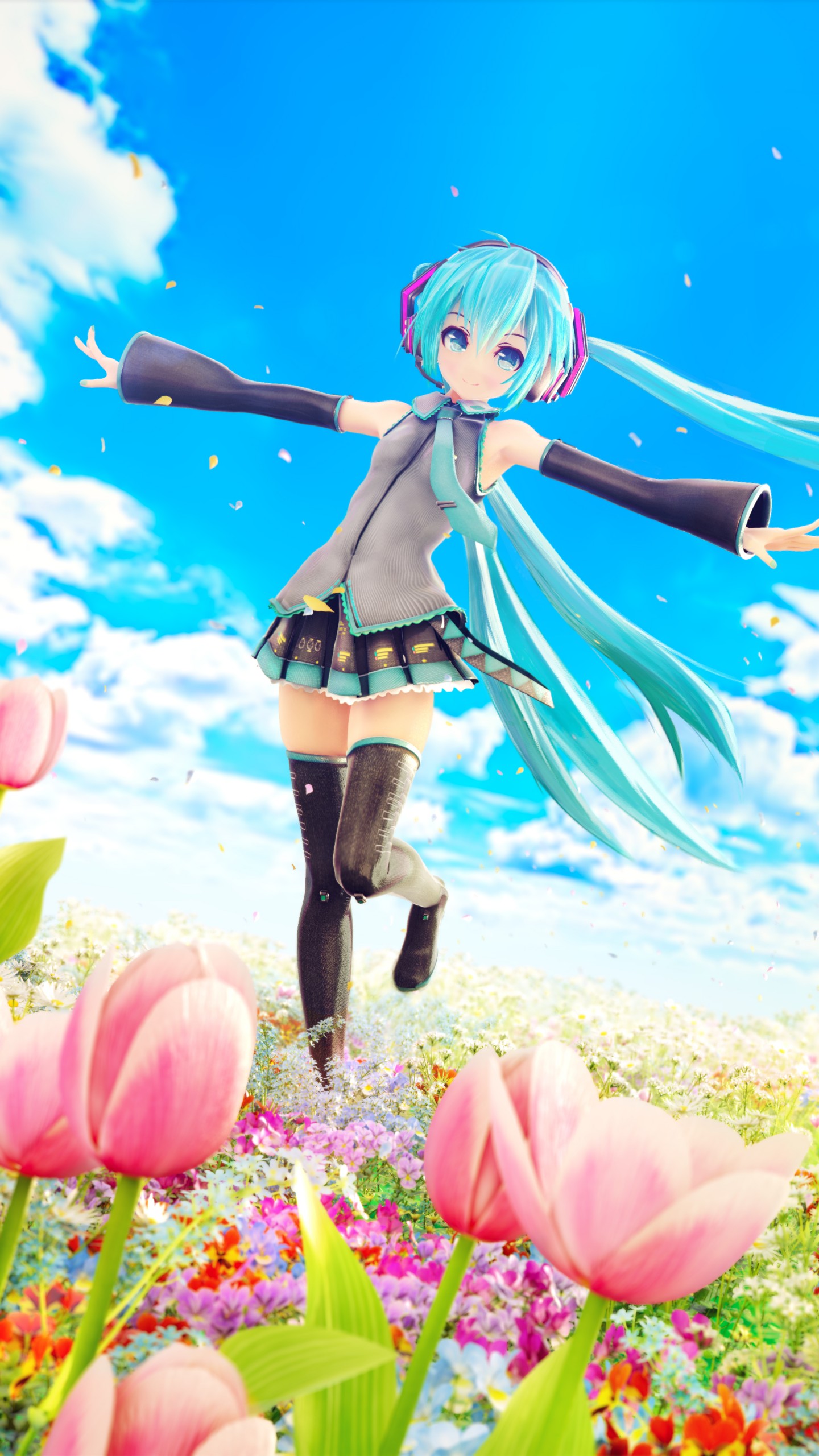 Sunny Day Drawing Anime - HD Wallpaper 