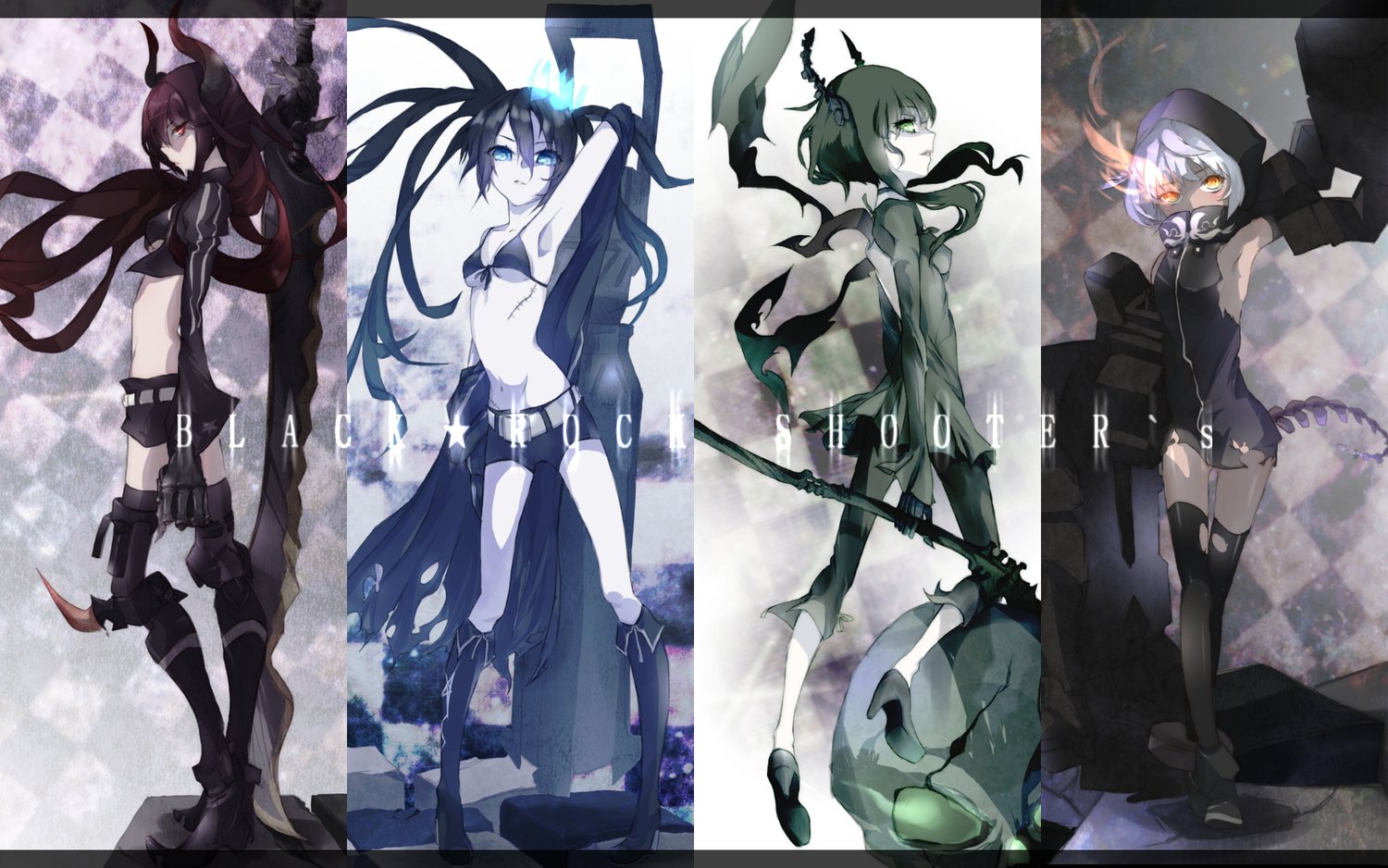 Waifu Spam 💖 - Black Rock Shooter - HD Wallpaper 