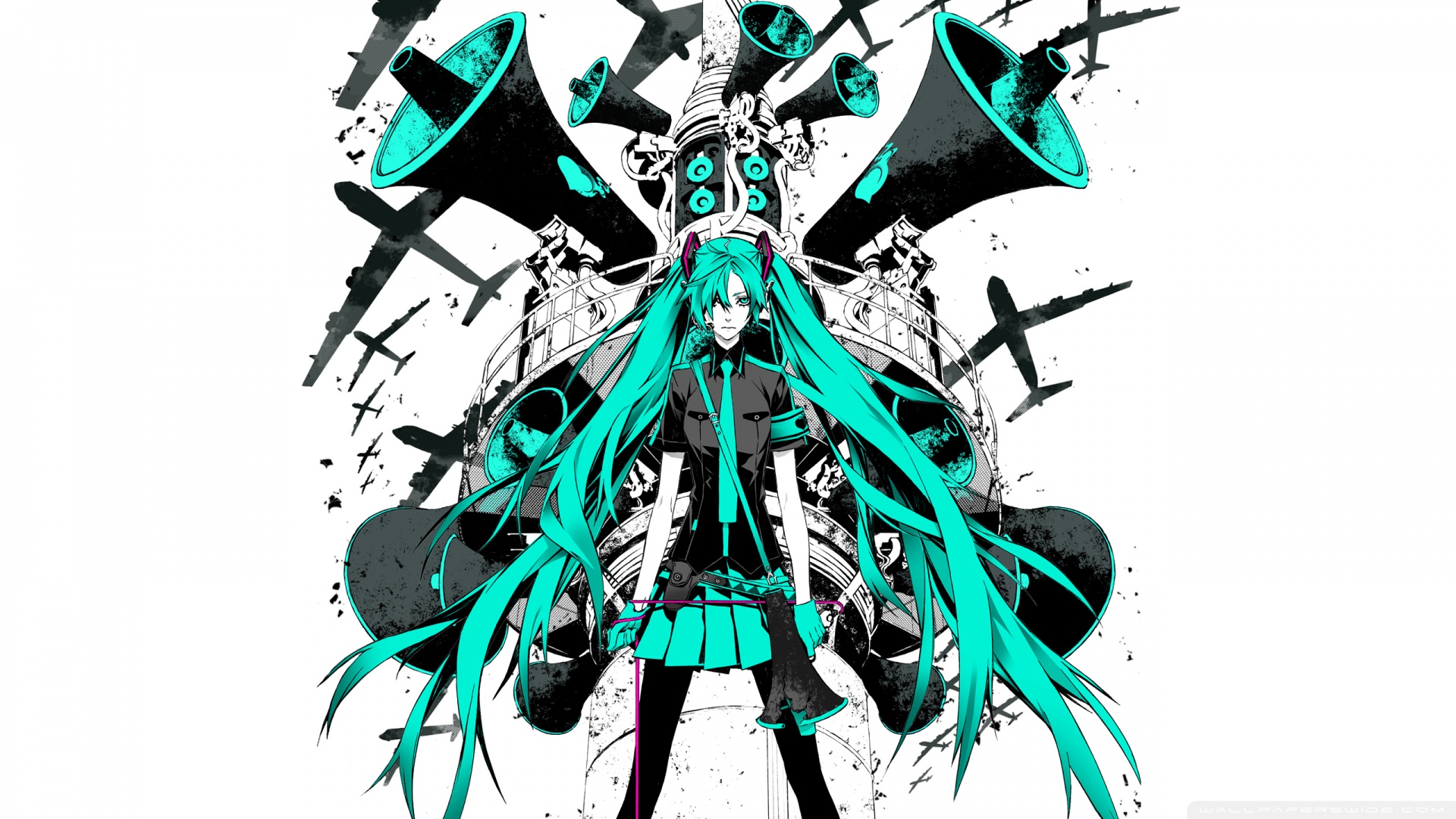 Vocaloid Hatsune Miku Wallpaper - Love Is War Miku - HD Wallpaper 