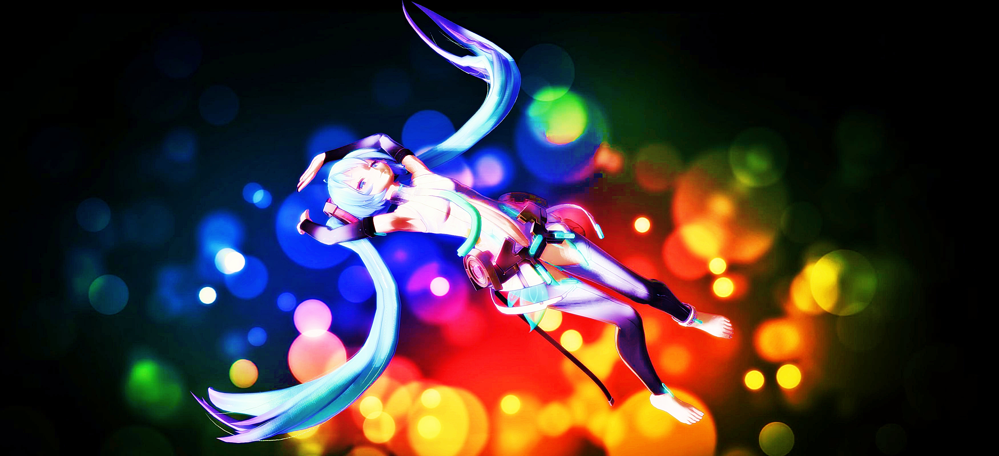Vocaloid Hatsune Miku Wallpaper, Anime - Bokeh - HD Wallpaper 